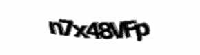 Security check image, please type the characters shown